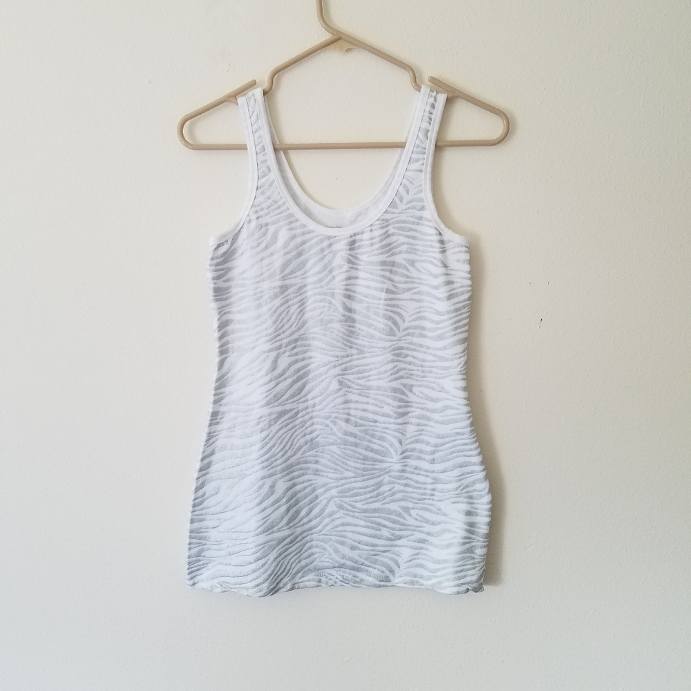 Zebra striped tank